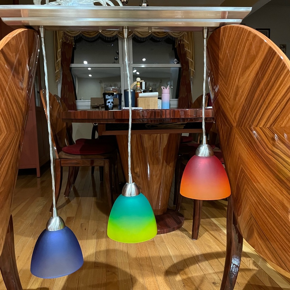 Multi color ceiling lamp